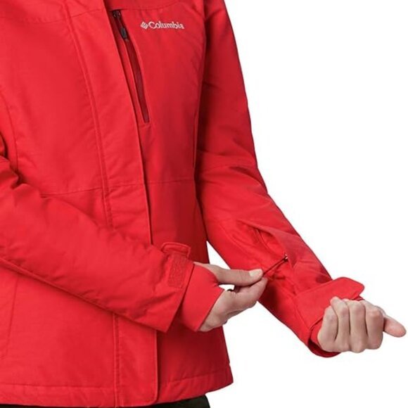 Columbia Women Red Alpine Action Oh Sky Snow Winter Parka Jacket Size XS - Picture 5 of 14